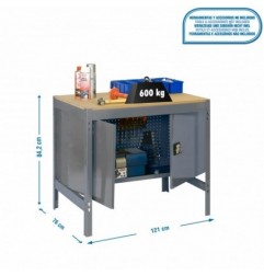 SIMONWORK BT0 CABINET 1200 GRIS/MADERA