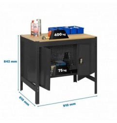 SIMONWORK BT0 CABINET 900 ANTRACITA/MADERA