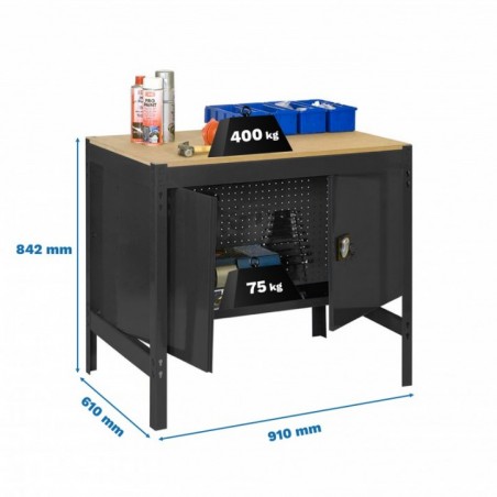SIMONWORK BT0 CABINET 900 ANTRACITA/MADERA