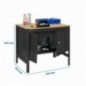 SIMONWORK BT0 CABINET 900 ANTRACITA/MADERA