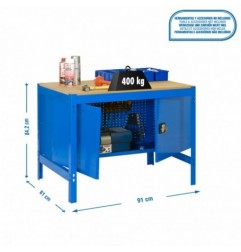 SIMONWORK BT0 CABINET 900 AZUL/MADERA