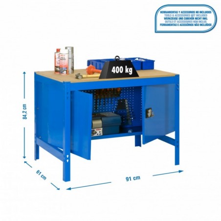 SIMONWORK BT0 CABINET 900 AZUL/MADERA