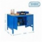 SIMONWORK BT0 CABINET 900 AZUL/MADERA