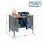 SIMONWORK BT0 CABINET 900 GRIS/MAD