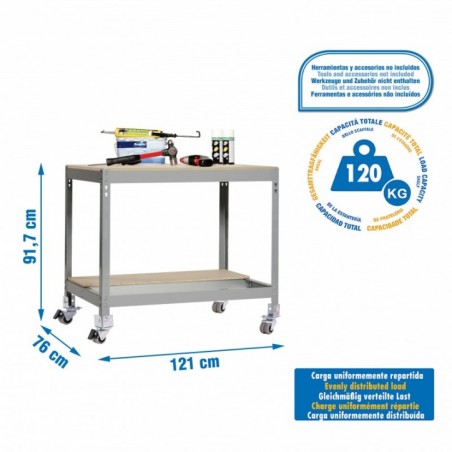 SIMONWORK MOBILE BT0 1200 GRIS/MADERA