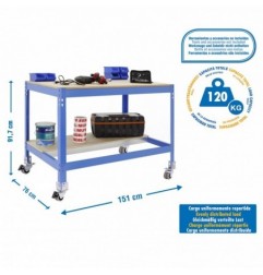 SIMONWORK MOBILE BT0 1500 AZUL/MADERA