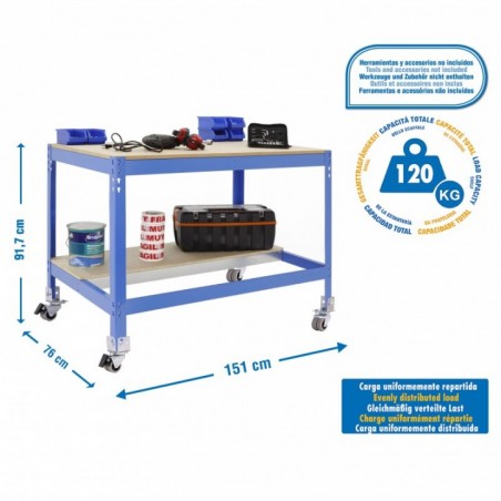 SIMONWORK MOBILE BT0 1500 AZUL/MADERA