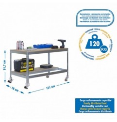 SIMONWORK MOBILE BT0 1500 GALVA/MADERA