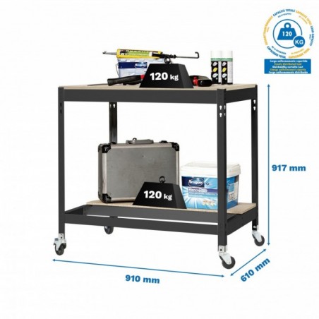 SIMONWORK MOBILE BT0 900 ANTRACITA/MADERA