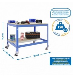 SIMONWORK MOBILE BT0 900 AZUL/MADERA
