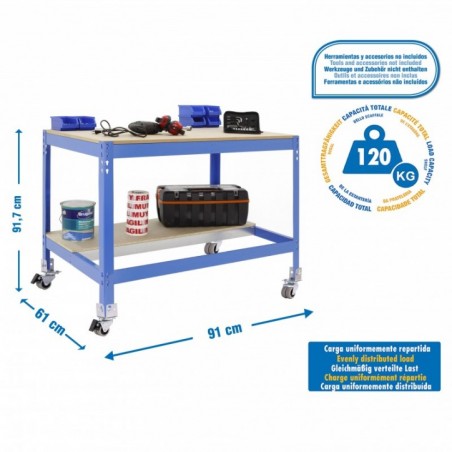 SIMONWORK MOBILE BT0 900 AZUL/MADERA