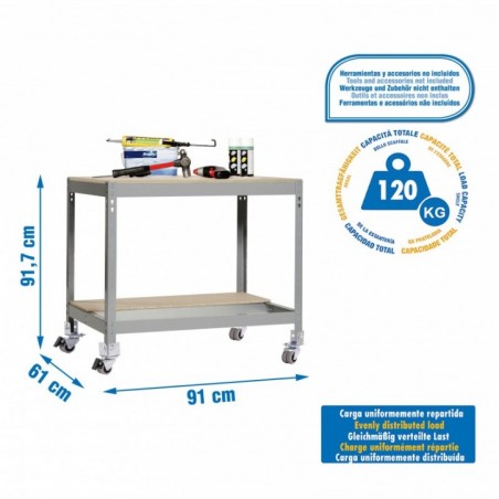 SIMONWORK MOBILE BT0 900 GRIS/MADERA