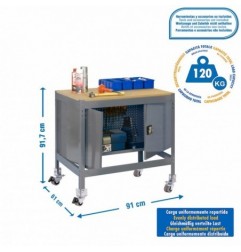 SIMONWORK MOBILE BT0 CABINET 900 GRIS/MAD