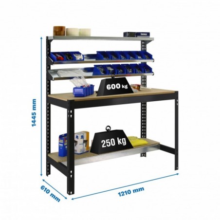 SIMONWORK BT1 1200 ANTRACITA/MADERA