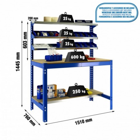 SIMONWORK BT1 1500 AZUL/MADERA
