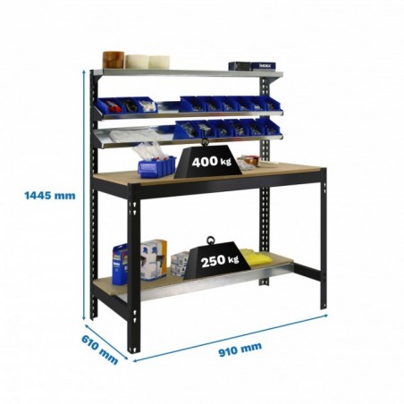SIMONWORK BT1 900 ANTRACITA/MADERA