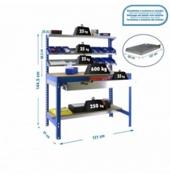 SIMONWORK BT1 BOX 1200 AZUL/MADERA