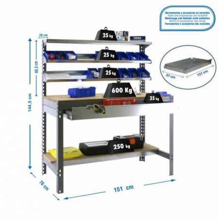 SIMONWORK BT1 BOX 1500 GRIS/MADERA