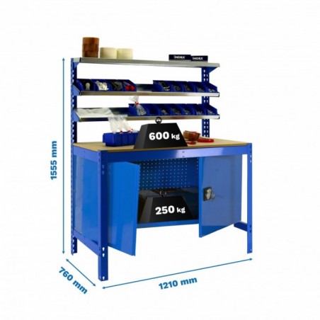 SIMONWORK BT1 CABINET 1200 AZUL/MADERA