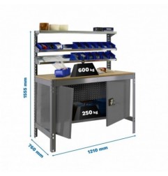SIMONWORK BT1 CABINET 1200 GRIS/MADERA