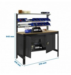 SIMONWORK BT1 CABINET 900 ANTRACITA/MADERA