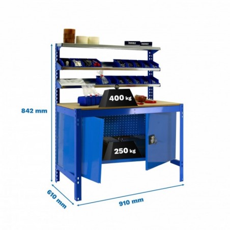 SIMONWORK BT1 CABINET 900 AZUL/MADERA