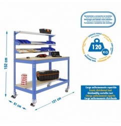 SIMONWORK MOBILE BT1 1200 AZUL/MADERA