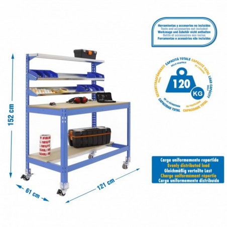 SIMONWORK MOBILE BT1 1200 AZUL/MADERA