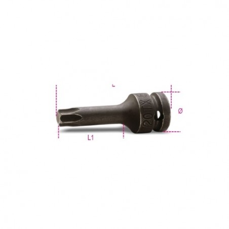 720TX 40 Vaso de impacto de 1/2&quot, con punta Torx&reg,
