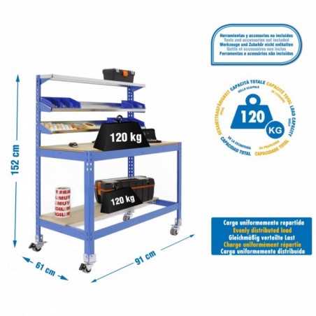SIMONWORK MOBILE BT1 900 AZUL/MADERA