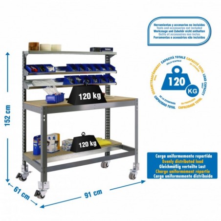 SIMONWORK MOBILE BT1 900 GRIS/MADERA