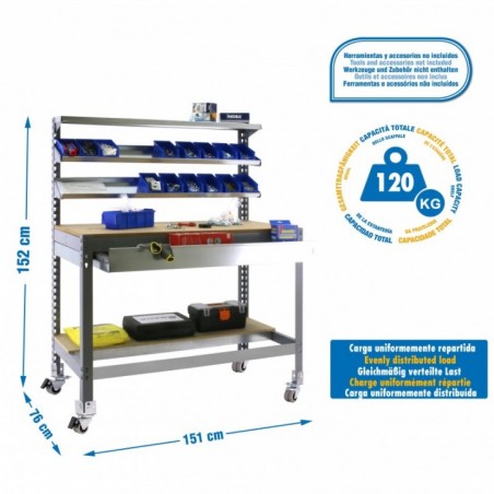 SIMONWORK MOBILE BT1 BOX 1500 GRIS/MADERA