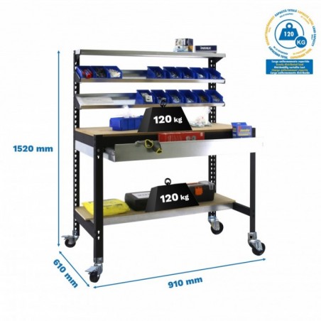 SIMONWORK MOBILE BT1 BOX 900 ANTRACITA/MADERA