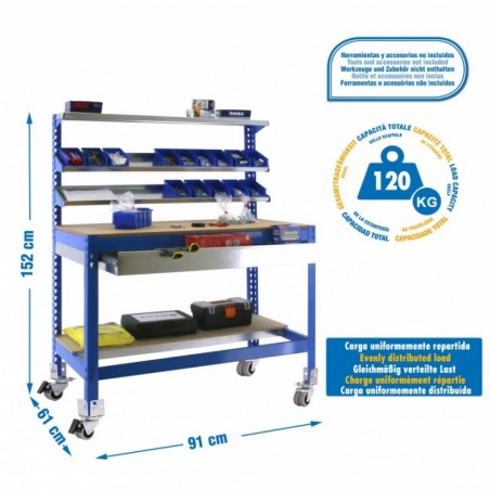 SIMONWORK MOBILE BT1 BOX 900 AZUL/MADERA