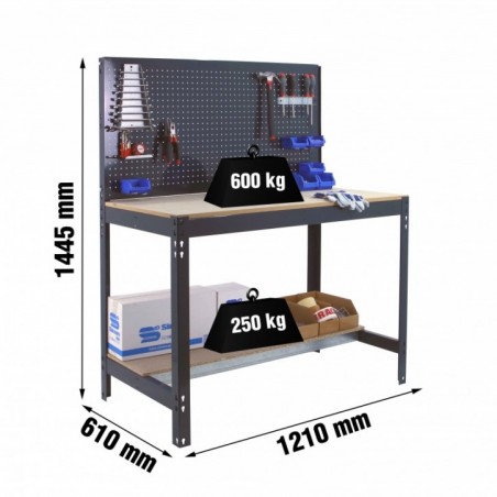 SIMONWORK BT2 1200 ANTRACITA/MADERA