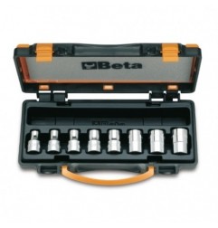 920FTX/C8 Juego de 8 vasos de 1/2&quot, Torx&reg,, en caja de metal
