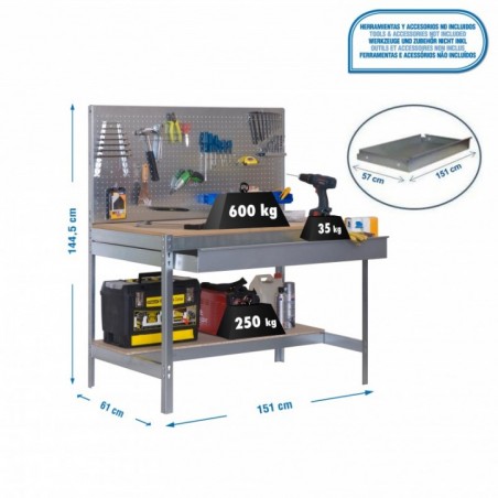 SIMONWORK BT2 BOX 1500 GALVA/MADERA
