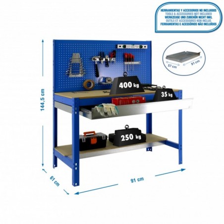 SIMONWORK BT2 BOX 900 AZUL/MADERA