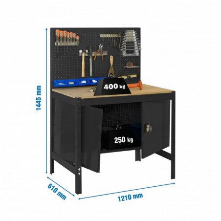 SIMONWORK BT2 CABINET 1200 ANTRACITA/MADERA