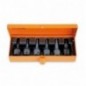 720TX/C6 Juego de 6 vasos de impacto de 1/2&quot, con punta Torx&reg,, en caja de chapa