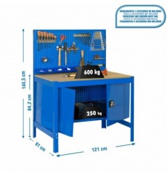 SIMONWORK BT2 CABINET 1200 AZUL/MADERA