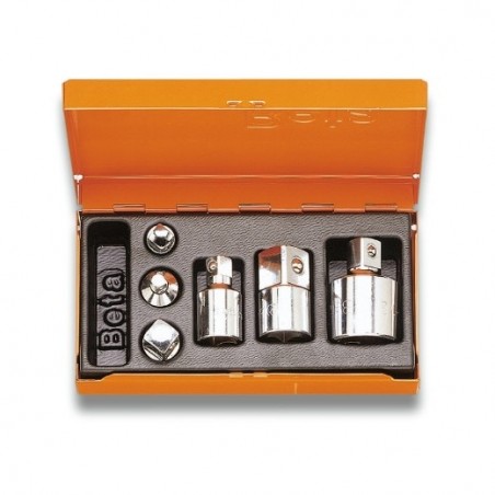 902R/C6 Juego de 6 adaptadores para vasos, en caja de metal