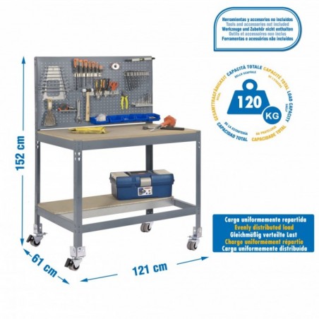 SIMONWORK MOBILE BT2 1200 GRIS/MADERA