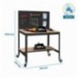 SIMONWORK MOBILE BT2 900 ANTRACITA/MADERA