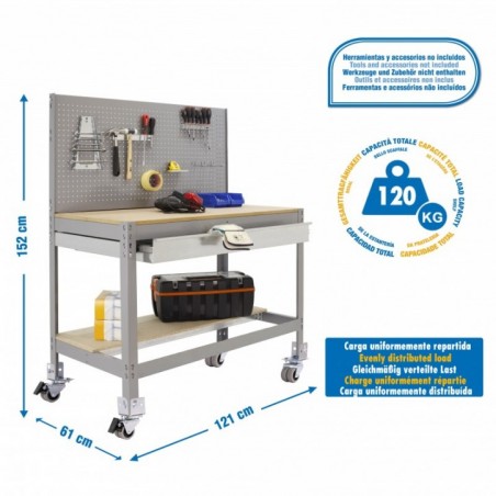 SIMONWORK MOBILE BT2 BOX 1200 GRIS/MADERA