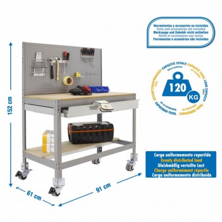 SIMONWORK MOBILE BT2 BOX 900 GRIS/MADERA
