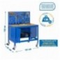 SIMONWORK MOBILE BT2 CABINET 1200 AZUL/MADERA