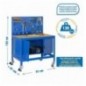 SIMONWORK MOBILE BT2 CABINET 900 AZUL/MADERA