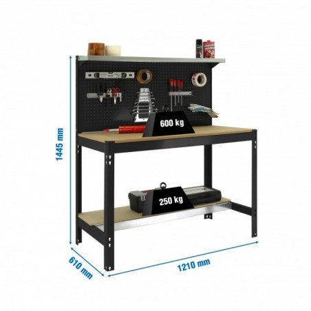 SIMONWORK BT3 1200 ANTRACITA/MADERA