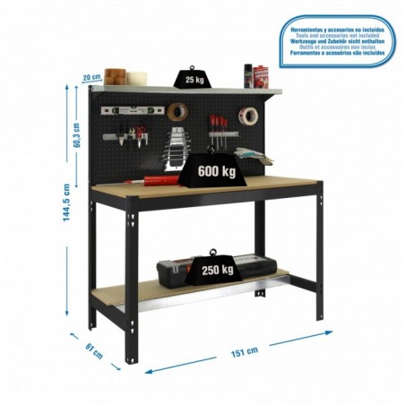 SIMONWORK BT3 1500 ANTRACITA/MADERA